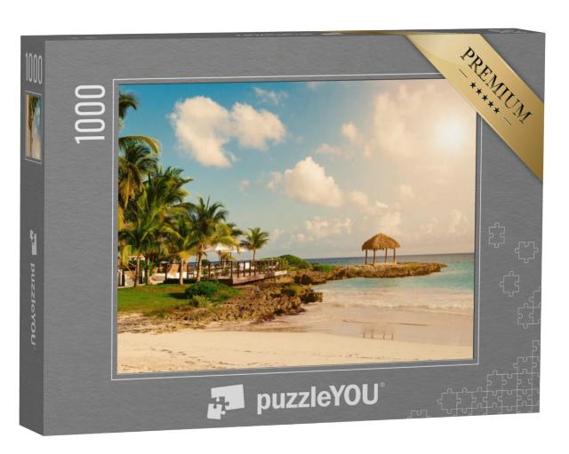 Puzzel 1000 stukjes „Caribisch strandparadijs“