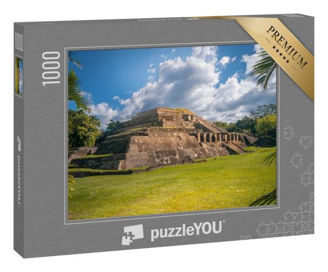 Puzzle 1000 Teile „Mystische Maya-Pyramide von Tazumal“