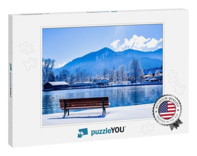 Landscape At the Tegernsee Lake - Bad Wiessee - Bavaria... Jigsaw Puzzle