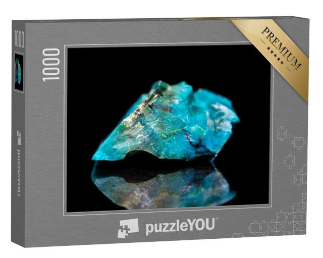 Puzzel 1000 stukjes „Chrysocolla mineraalsteen, edelsteen, mineraal“