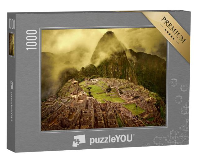 Puzzel 1000 stukjes „Machu Picchu in Peru, UNESCO werelderfgoed“