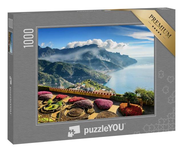 Puzzle 1000 Teile „Fantastische Aussicht auf die Amalfiküste, Ravello, Italien“