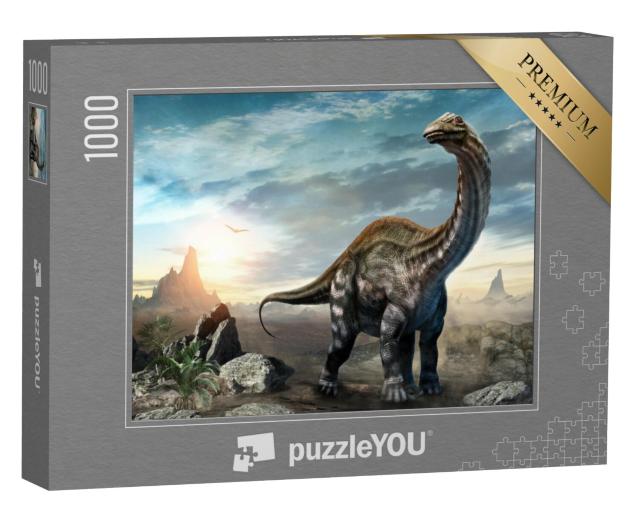 Puzzel 1000 stukjes „Apatosaurus dinosaurus“