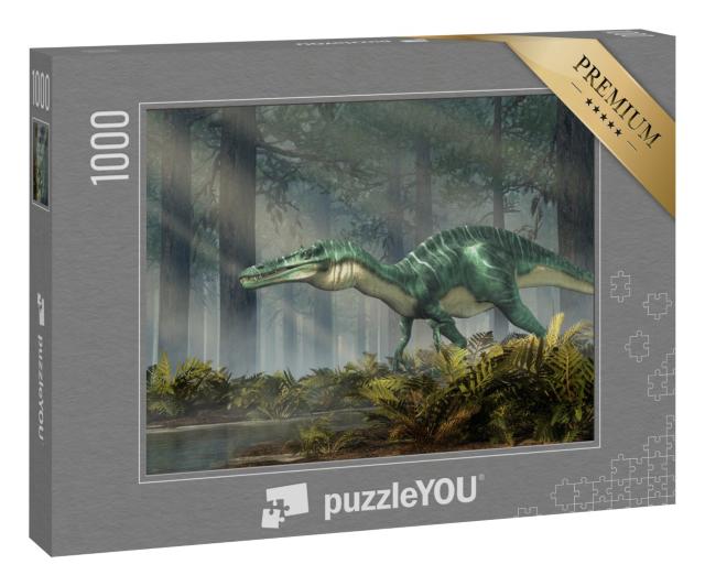 Puzzle „Suchomimus, ein Dinosaurier der Kreidezeit “