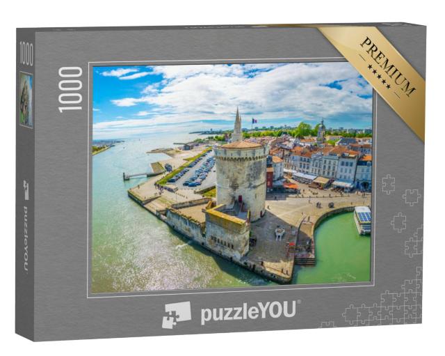 Puzzel 1000 stukjes „Schilderachtige kust van La Rochelle in Frankrijk“