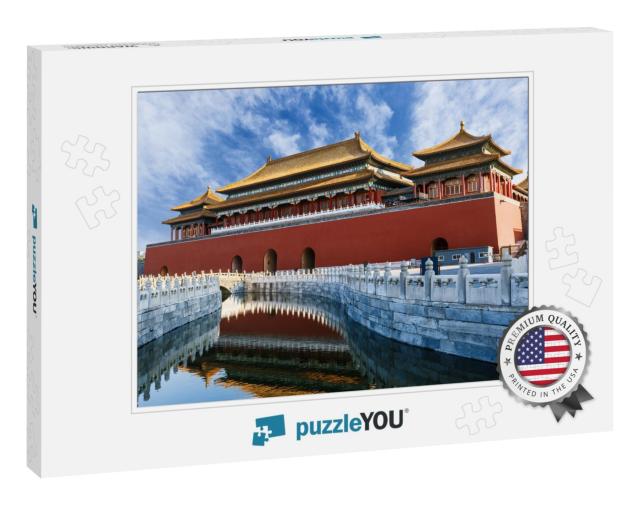 The Ancient Royal Palaces of the Forbidden City in Beijin... Jigsaw Puzzle