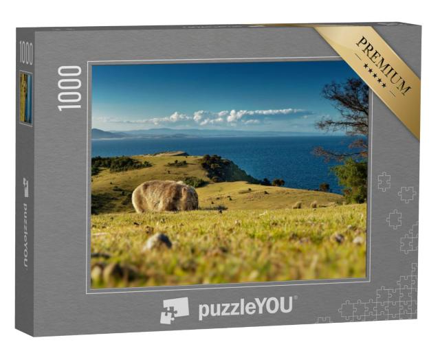 Puzzel 1000 stukjes „Een wombat zoekt voedsel“