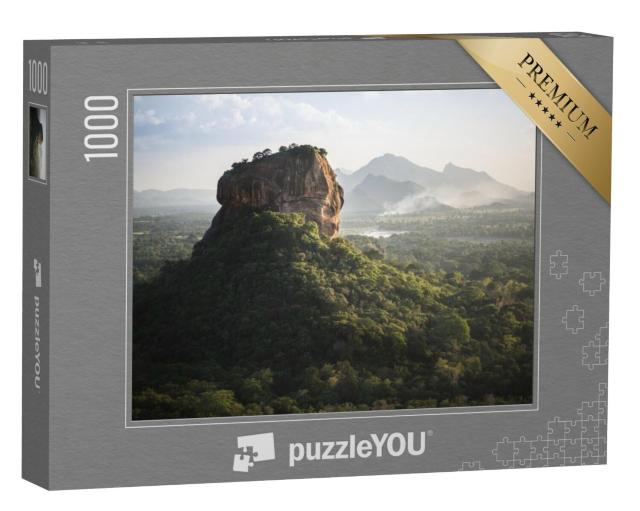 Puzzel 1000 stukjes „De adembenemende leeuwenrots Sigiriya in Sri Lanka“