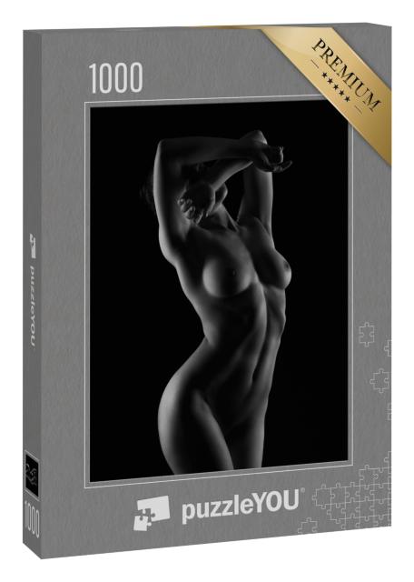 Puzzle 1000 Teile „Kunst Akt: Wunderschöner nackter Körper “
