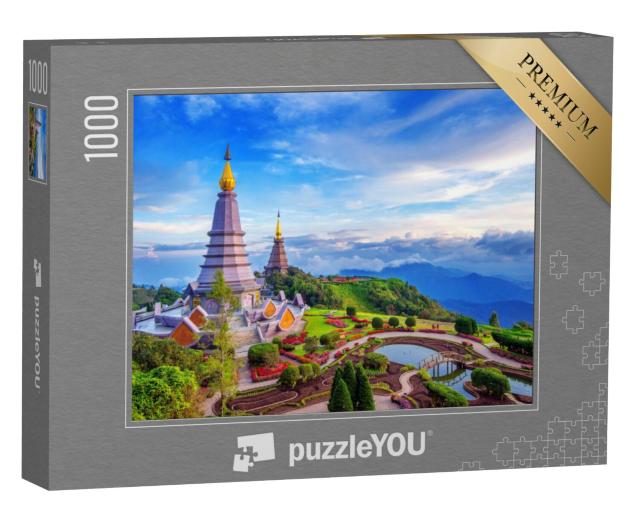 Puzzel 1000 stukjes „Pagode in Doi Inthanon Nationaal Park, Chiang Mai, Thailand“