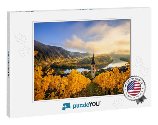 The Moselle Loop, a Beautiful River in Germany, Makes a 1... Jigsaw Puzzle
