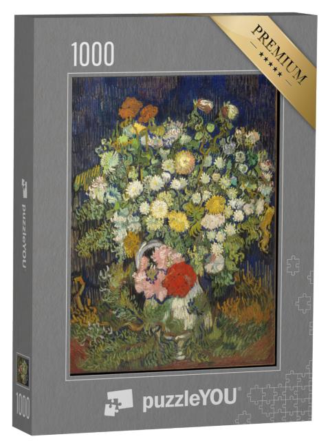 Puzzel 1000 stukjes „Vincent van Gogh - Boeket bloemen in een vaas“