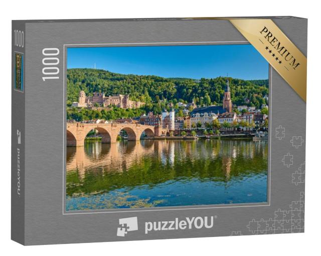 Puzzel 1000 stukjes „Karl-Theodor-Brug, Heidelberg“