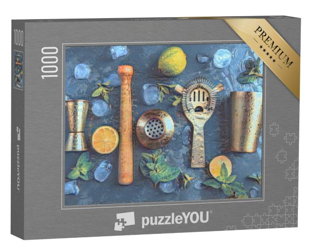 Puzzel 1000 stukjes „in de stijl van Paul-Cezanne - Cocktails - Puzzelcollectie Kunstenaars & Schilderijen“