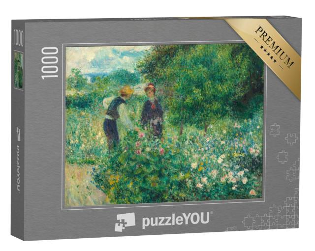 Puzzel 1000 stukjes „Auguste Renoir - Bloemen plukken“