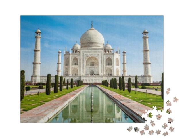 Puzzel 1000 stukjes „Taj Mahal, India“