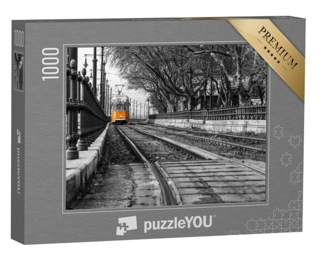 Puzzel 1000 stukjes „Tram in Boedapest, Hongarije“