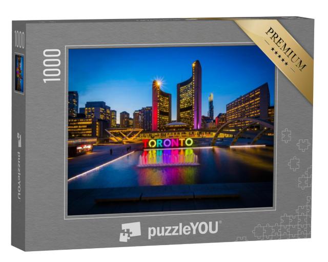 Puzzel 1000 stukjes „Nathan Phillips Square, Toronto, Canada“