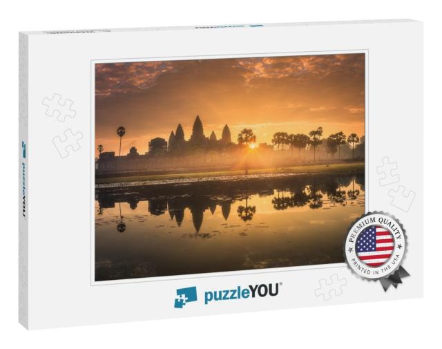 Sunrise View of Popular Tourist Attraction Ancient Temple... Jigsaw Puzzle