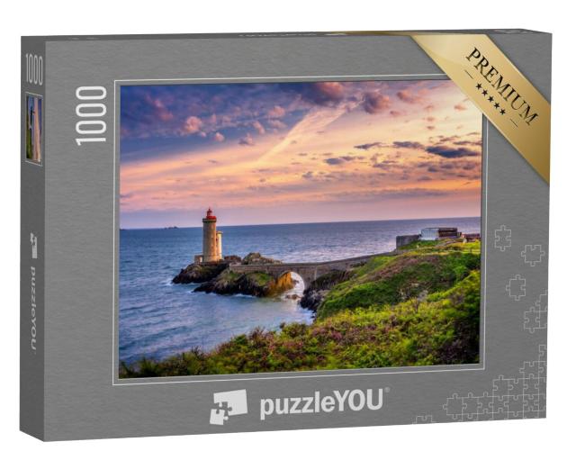 Puzzel 1000 stukjes „Vuurtoren Phare du Petit Minou in Plouzane, Bretagne, Frankrijk“