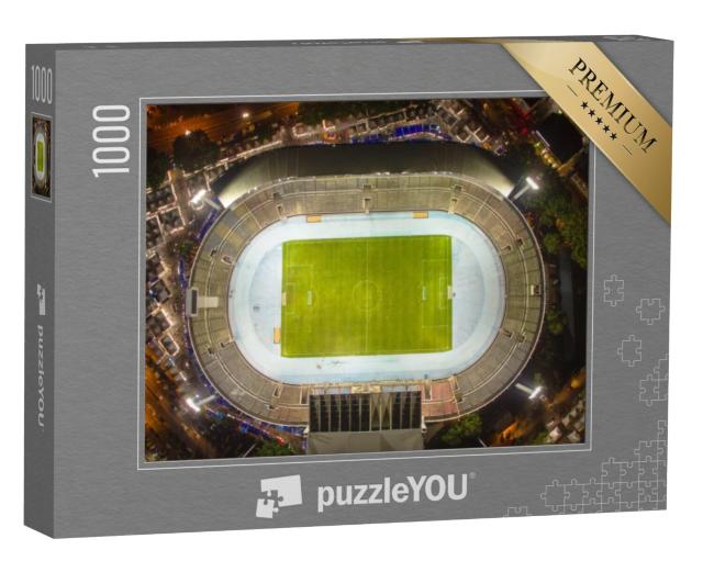 Puzzel 1000 stukjes „Vogelvlucht: stadion bij nacht“