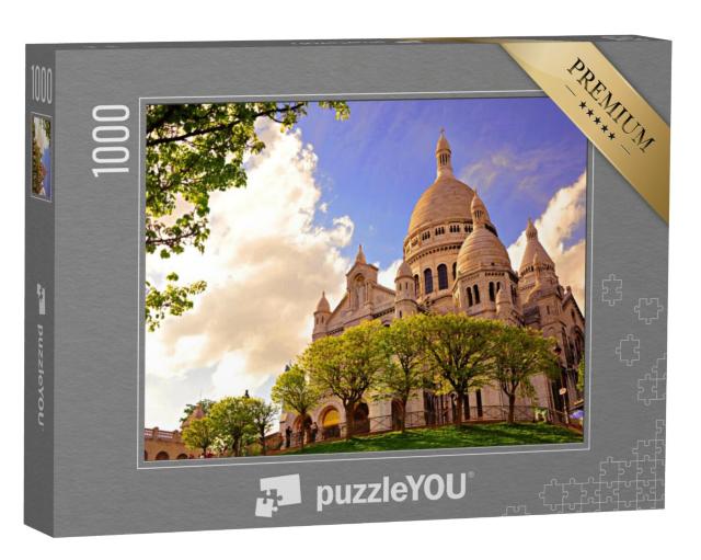 Puzzel 1000 stukjes „Beroemde Sacre Coeur-kerk, Parijs, Frankrijk“