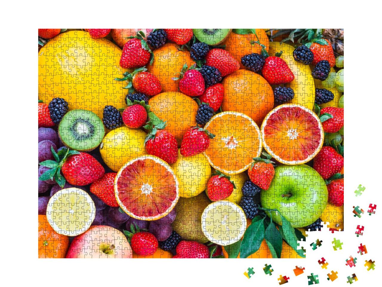 Puzzle 1000 Teile „Frische Früchte“