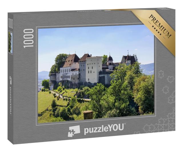 Puzzle 1000 Teile „Schloss Lenzburg im Kanton Aargau, Schweiz“