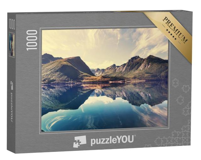 Puzzel 1000 stukjes „Landschap in Noorwegen“