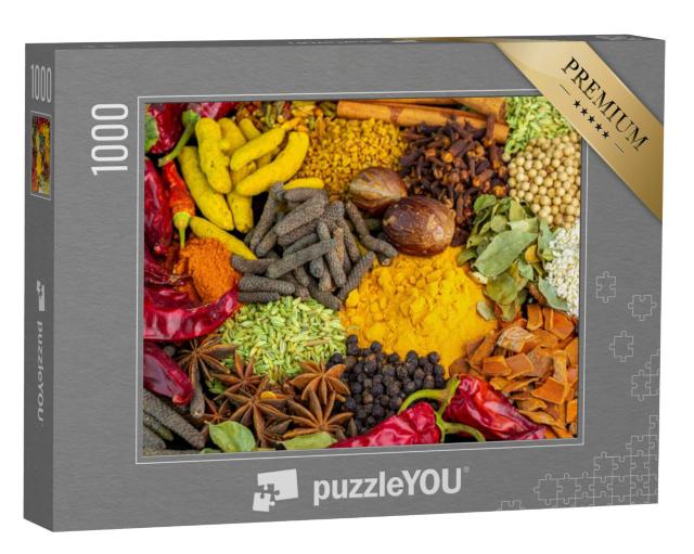 Puzzel 1000 stukjes „Diverse specerijen, pepers en kruiden“