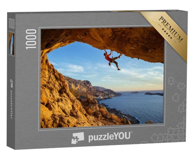 Puzzel 1000 stukjes „De overhang beklimmen“