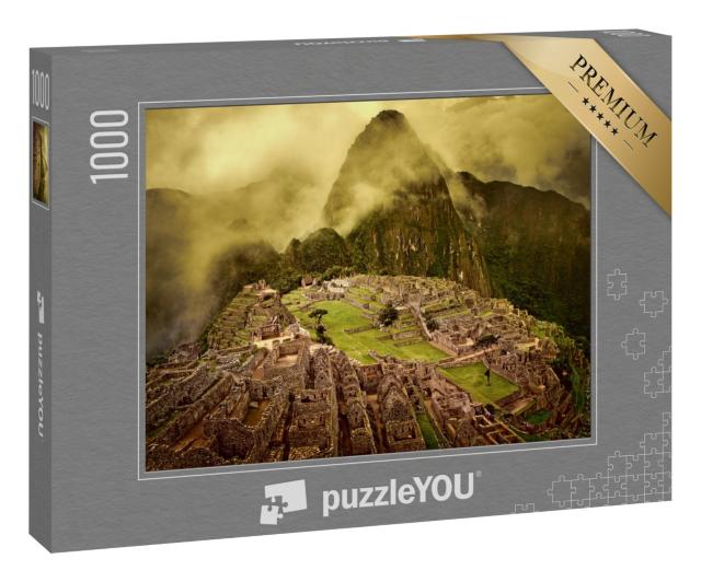 Puzzle 1000 Teile „Machu Picchu in Peru, UNESCO-Weltkulturerbe“